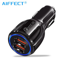 Автомобильное зарядное устройство USB AIFFECT A1 B1-BK (SY-681) Quick Charge