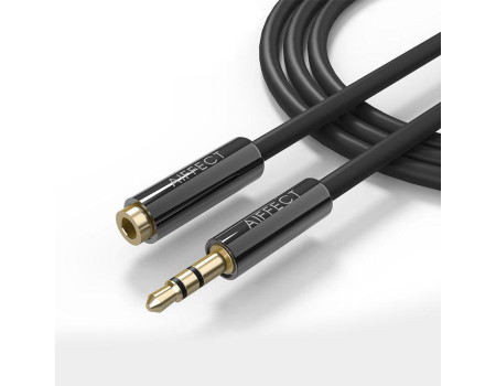 Подовжувач Jack 3.5 мм Jack 3.5 мм AUX AIFFECT AI AE2-BR10/15-BK