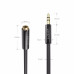 Подовжувач Jack 3.5 мм Jack 3.5 мм AUX AIFFECT AI AE2-BR10/15-BK