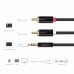 Кабель 2 RCA 3.5 мм Aiffect AI AR1-BK 2 метри