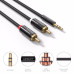 Кабель 2 RCA 3.5 мм Aiffect AI AR1-BK 2 метри