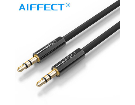 Кабель AUX 3.5 мм 3.5 мм AIFFECT AI-AXS1-BR10 1 м
