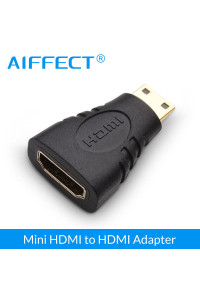 Перехідник HDMI Mini HDMI 4К AIFFECT AI MHPBL