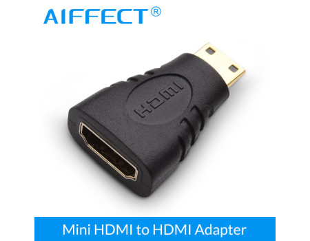 Перехідник HDMI Mini HDMI 4К AIFFECT AI MHPBL