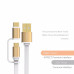 Кабель для быстрой зарядки 2 в 1 Type-C Micro USB AIFFECT AI-UMC2A1 1 м