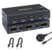 KVM-перемикач на 2 комп'ютери комутатор AIMOS HDMI USB Switch 4K з пультом