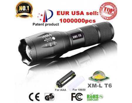 Фонарь Alonefire Cree XM-L-T6 5 режимов (E17/G700)
