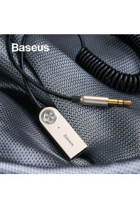 Baseus Bluetooth адаптер Hands Free для авто AUX 3.5 мм Bluetooth v5.0 (BA01-01) 