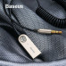 Baseus Bluetooth адаптер Hands Free для авто AUX 3.5 мм Bluetooth v5.0 (BA01-01) 