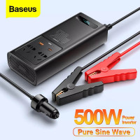 Baseus інвертор 500W 12-220V з чистою синусоїдою для дому та авто (BC-CI50-02)