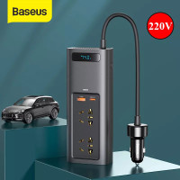 Инвертор Baseus 150W Inverter 12 220V Type-C 30W+USB 30W PD3.0 QC4.0 для авто