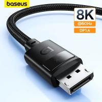 Кабель Baseus Displayport 1.4 DP HDR 8k 60hz 4k 144hz 2k 240hz 165hz 144hz