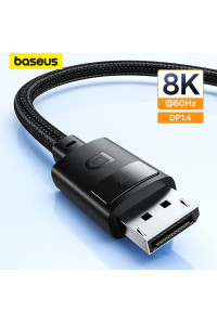 Кабель Baseus Displayport 1.4 DP HDR 3D 8k 60hz 4k 144hz 2k 240hz 165hz 144hz