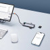Baseus USB HUB 7-в-1 HDMI 4k 60hz PD 100W 3 USB 3.0 картридер (BS-OH146)
