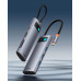 Baseus USB HUB 7-в-1 HDMI 4k 60hz PD 100W 3 USB 3.0 картридер (BS-OH146)