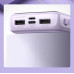 Повербанк Baseus QPOW 10000mAh 15W з LED дисплеєм та кабелем 8-Pin Lightning для iPhone Фіолет