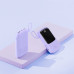 Повербанк Baseus QPOW 10000mAh 15W з LED дисплеєм та кабелем 8-Pin Lightning для iPhone Фіолет