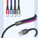 Кабель 4 в 1 Type-C/ Micro USB/ Lightning (2 шт) 3.5А Baseus CA1T4-D01 1.2 м