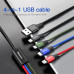 Кабель 4 в 1 Type-C/ Micro USB/ Lightning (2 шт) 3.5А Baseus CA1T4-D01 1.2 м