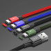 Кабель 4 в 1 Type-C-2 шт/ Micro USB/ Lightning 3.5А Baseus CA1T4-E01 1.2 м 