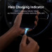 USB кабель Baseus Glimmer Series Lightning для iPhone 14 13 12 11 с подсветкой 1 м