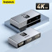 Двунаправленный HDMI переключатель 2 в 1 Switcher Matrix Baseus 4k 60hz (CAHUB-BC0G)