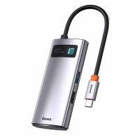 Хаб Type-C Baseus 4-в-1 HDMI 4K USB 3.0*1 USB 2.0*1 PD 100W (CAHUB-CY0G)