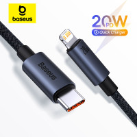 Кабель Baseus 20 Вт PD Type-C Lightning для iPhone 14 13 12 Pro Max 1 м (CAJY010501)