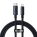 Кабель Baseus 20 Вт PD Type-C Lightning для iPhone 14 13 12 Pro Max 1 м (CAJY010501)