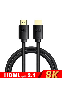 Кабель HDMI 2.1 Baseus 8k 60hz 2k 120hz 2k 144hz HDR 3D (CAKGO)