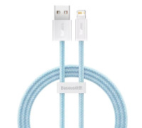 Кабель Baseus Dynamic Series для iPhone 14 13 12 11 2.4A USB Lightning голубой
