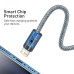 Кабель USB Lightning Baseus Dynamic Series для iPhone 14 13 12 11 2.4A серый
