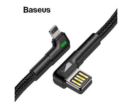 Кабель lightning для iPhone реверсивний 90° BASEUS CALKLF-P01
