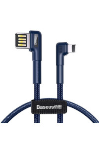 Кабель lightning для iPhone реверсивный 90° BASEUS CALKLF P03/N03