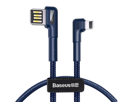 Кабель lightning для iPhone реверсивний 90° BASEUS CALKLF P03/N03