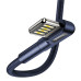 Кабель lightning для iPhone реверсивний 90° BASEUS CALKLF P03/N03
