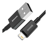 Кабель USB Lightning Baseus для iPhone 11/12/13/14 2.4A Black (CALYS-C01)