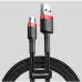 Кабель Micro USB двосторонній Baseus 2.4A Quick Charge