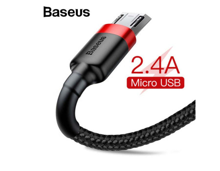 Кабель Micro USB двосторонній Baseus 2.4A Quick Charge