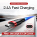 Кабель Micro USB двосторонній Baseus 2.4A Quick Charge