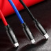 Кабель 3 в 1 Type-C Micro USB Lightning 3.5А Baseus