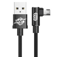 Кабель Baseus Micro USB 90° MVP реверсивний (CAMMVP-A01)