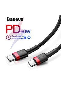 Кабель Type-C Type-C PD 3A 60W QC 3.0 Baseus G91/ H91/ J91/ I91/MA91