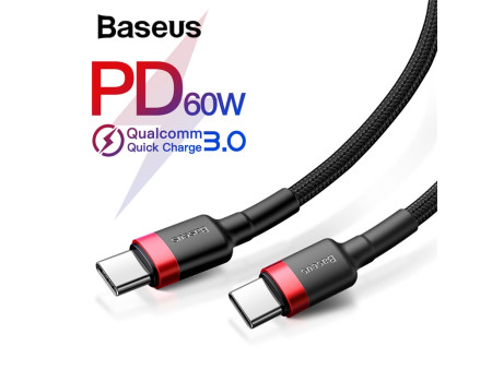 Кабель Type-C Type-C PD 3A 60W QC 3.0 Baseus G91/ H91/ J91/ I91/MA91