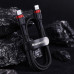 Кабель Type C Lightning Baseus 18W PD Quick Charge Black Red 1м (CATLKLF-91) 
