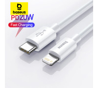 Кабель Type-C Lightning PD 20W Baseus для iPhone 14 13 12 11 X 1.5 м (CATLZJ-02)