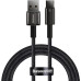 Кабель Baseus Tungsten Gold Fast Charging USB-C 100W 6A Black
