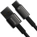 Кабель Baseus Tungsten Gold Fast Charging USB-C 100W 6A Black