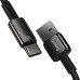Кабель Baseus Tungsten Gold Fast Charging USB-C 100W 6A Black