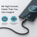 Кабель Baseus Tungsten Gold Fast Charging USB-C 100W 6A Black